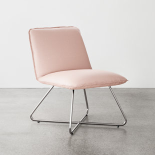 Pink faux leather chair hot sale